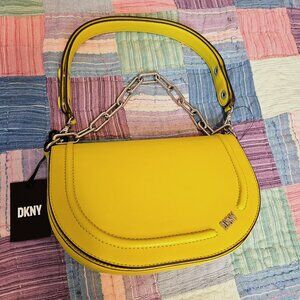 DKNY Orion Convertible Flap Shoulder Bag – Citrine, NWT